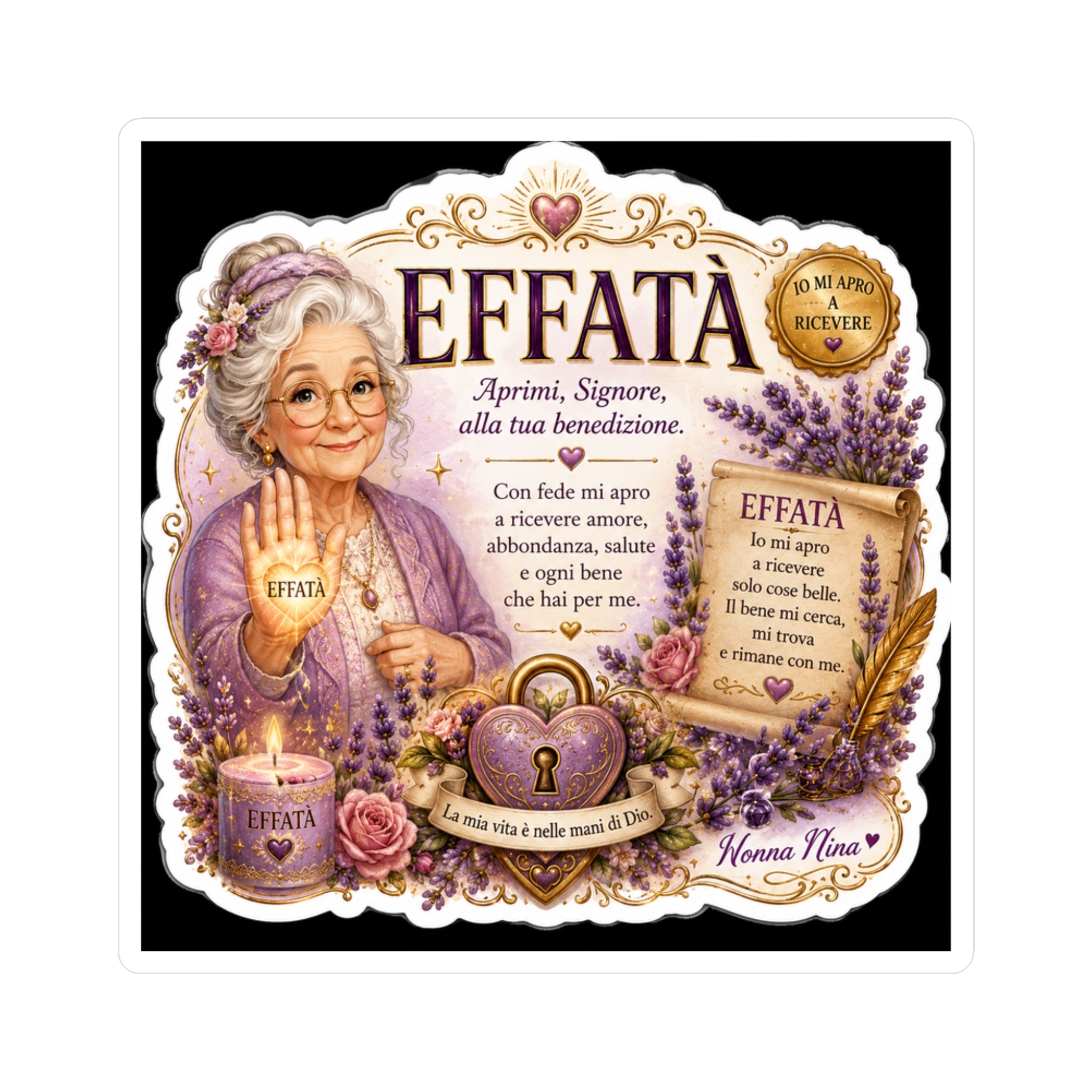 Sticker Effata – La Benedizione da Portare Sempre con Te