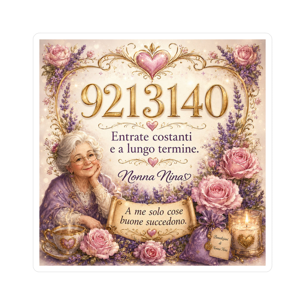 Sticker 9213140 – Entrate Costanti e a Lungo Termine